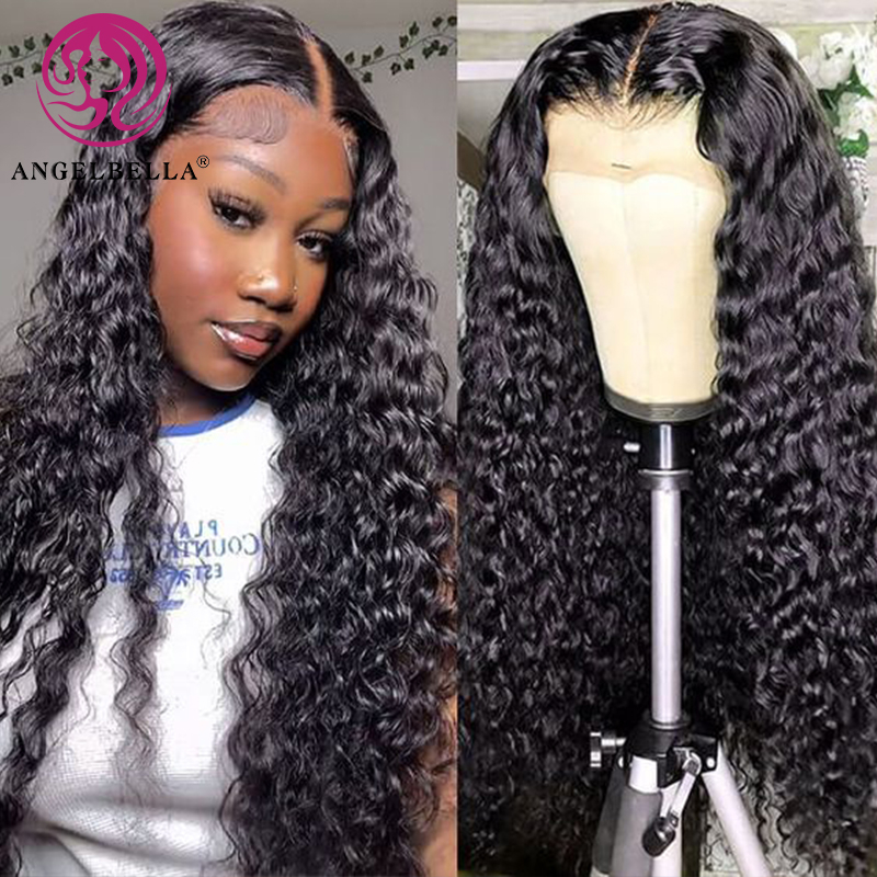 Angelbella Glory Virgin Hair 13x4 Black Deep Wave Cuticule Aligned Hair Brut Vietnamien Human Hair Hd Lace Frontal Wig