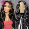 Angelbella Queen Doner Virgin Hair Body Wave 13x4 Hd Full Lace Frontal Wig Raw Brésilien Human Human Hd Wig Wig Hd Lace Front Human Hair Wigs