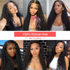 Angelbella Queen Doner Virgin Hair 13 × 4 HD Lace Lace Front Wig Deep Wave Virgin Human Hair Wigs for Black Women