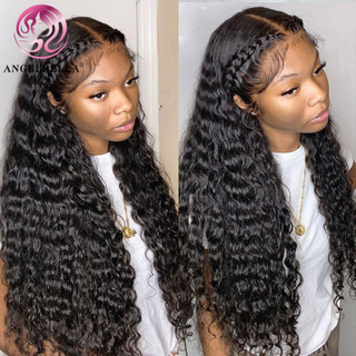 Angelbella DD Diamond Hair HD 13x4 American Deep Wave Lace Lace Front Human Hair Wig