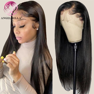 Angelbella Queen Doner Virgin Hair 13x4 HD Lace Front Wig Heuvrants humains pour femmes 