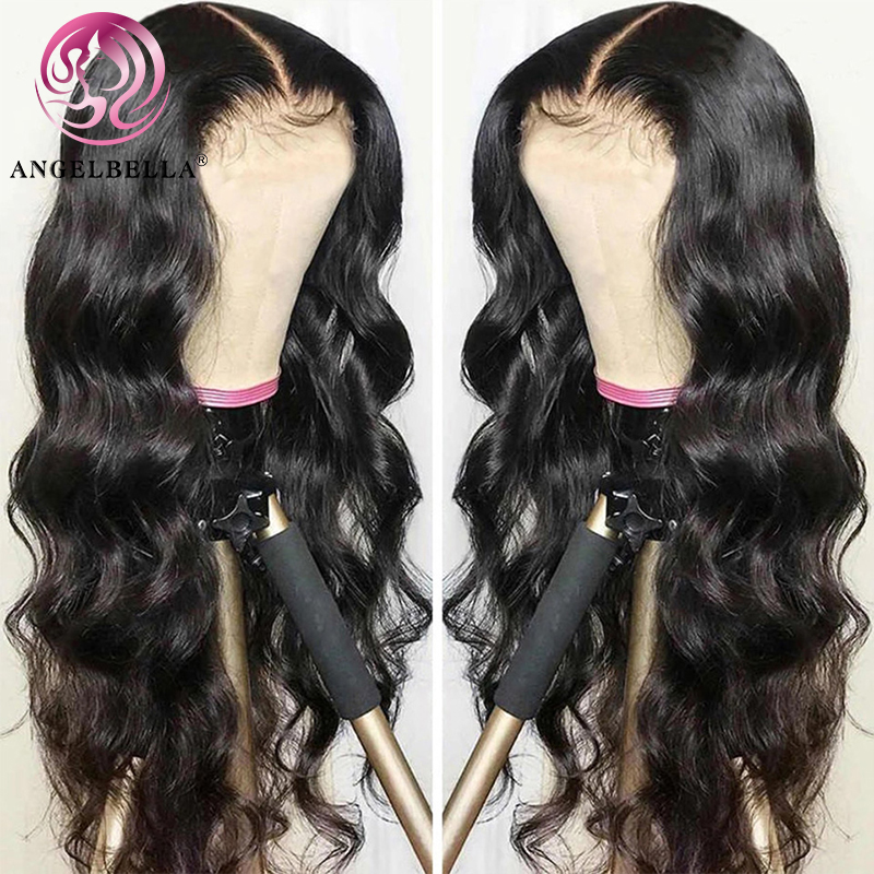 Angelbella DD Diamond Hair 13x4 Body Wave Lace Lace Wig Front Real Human Hair Wigs Wholesale