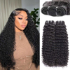 Angelbella Grossale Prix Brésilien Brésilien Valeur de cheveux humains Extensions Curly Wave Extensions Double Drawn Human Hair Bundles for Black Women
