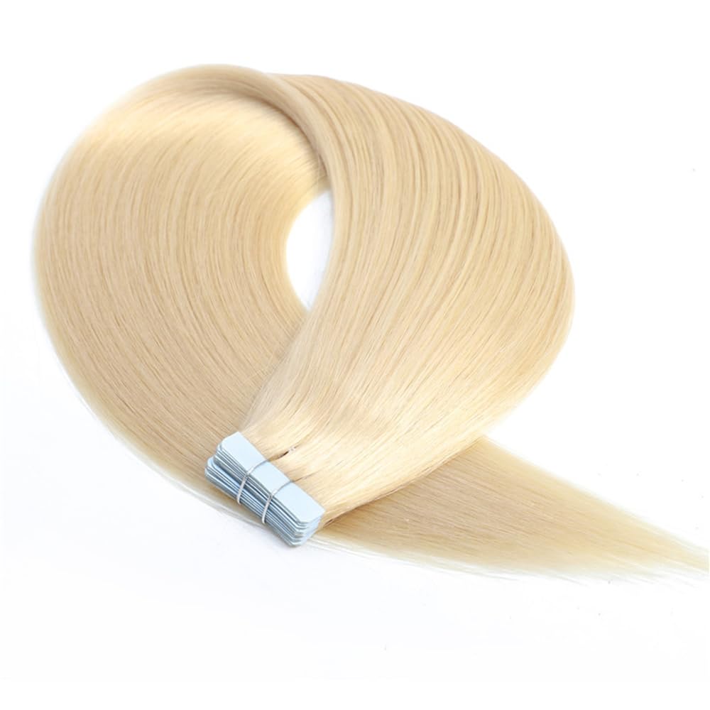 En gros 100% de ruban de cheveux humain vierge à 100% cru dans les extensions de la cuticule alignée Bone osseuse raide dans les extensions de cheveux naturels