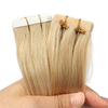 Ruban dans les extensions de cheveux Natural Blonde Human Heuvr