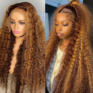 Perruques transparentes brésiliennes de 30 pouces perruque frontale en dentelle 13x4 180% densité des cheveux de ginge