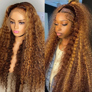Perruques transparentes brésiliennes de 30 pouces perruque frontale en dentelle 13x4 180% densité des cheveux de ginge