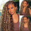 Perruques transparentes brésiliennes de 30 pouces perruque frontale en dentelle 13x4 180% densité des cheveux de ginge