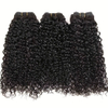  Super double dessin de la cuticule vierge alignée brésilien paquets de cheveux funmi pixie bouclé couleur noire naturelle couleur noire