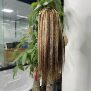 Ombre Highlight Lace Lace Front Wig Hair Human 13x4 Wigs frontaux de dentelle HD sans glu sans glu 