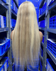 Clôture frontale en dentelle 13x4 Trois couleurs mettent en évidence la perruque de cheveux humains blonds