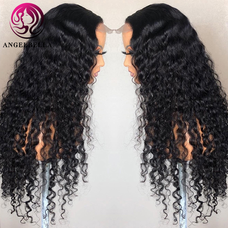 Angelbella-4x4-Deep-Wave-Lace-Closure-Wig-150-Density-Human-Hair-Wigs-Br&eacute;silien-Remy-Hair-Human