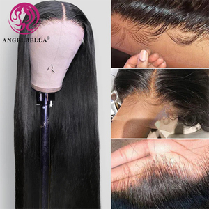 Angelbella Queen Doner Virgin Hair 13x4 Human Heu HD HD Lace Wig Cuticule Aligned Hair Wigsless Wigs