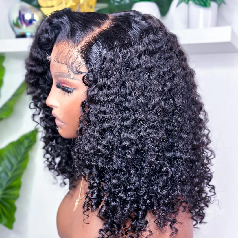 Angelbella dd cheveux de luxe Cheveux humains naturels en dentelle transparente perruque frontale brute vierge à cheveux humains dentelle perruque avant