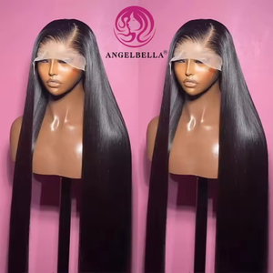 Angelbella Queen Doner Virgin Hair Raw Vietnamise Hairless Sans Glueless Full Lace Front Pernues