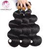 Angelbella Queen Doner Virgin Hair Brésilien Virgin Body Wave 100% non transformée des extensions de trame des cheveux humains