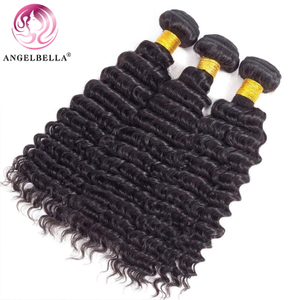 Angelbella Queen Doner Virgin Hair Deep Vave de bonne qualité Brésilien Huamn Hair Bundles