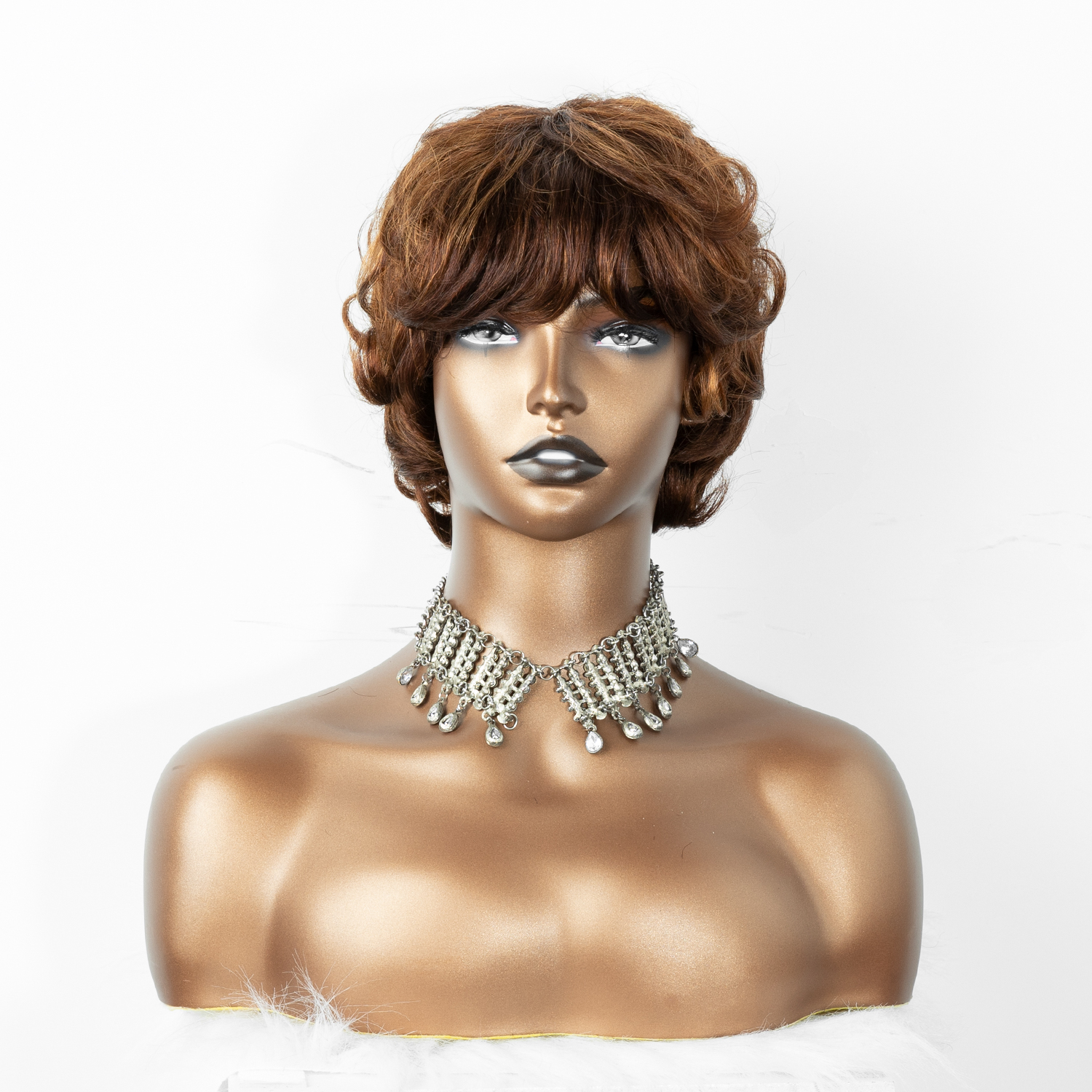  Angelbella DD Diamond Hair New Style Short Bob Wig Prix d'usine Natural Wave Curl Curl Styles Curl Brésilien Machine à cheveux Brésilienne Fabriée pour femmes noires