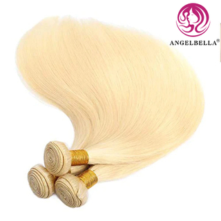 Angelbella Glory Virgin Hair Honey 613 Blonde Straitement 8-30 pouces Brésilien Budles de cheveux humains bruts