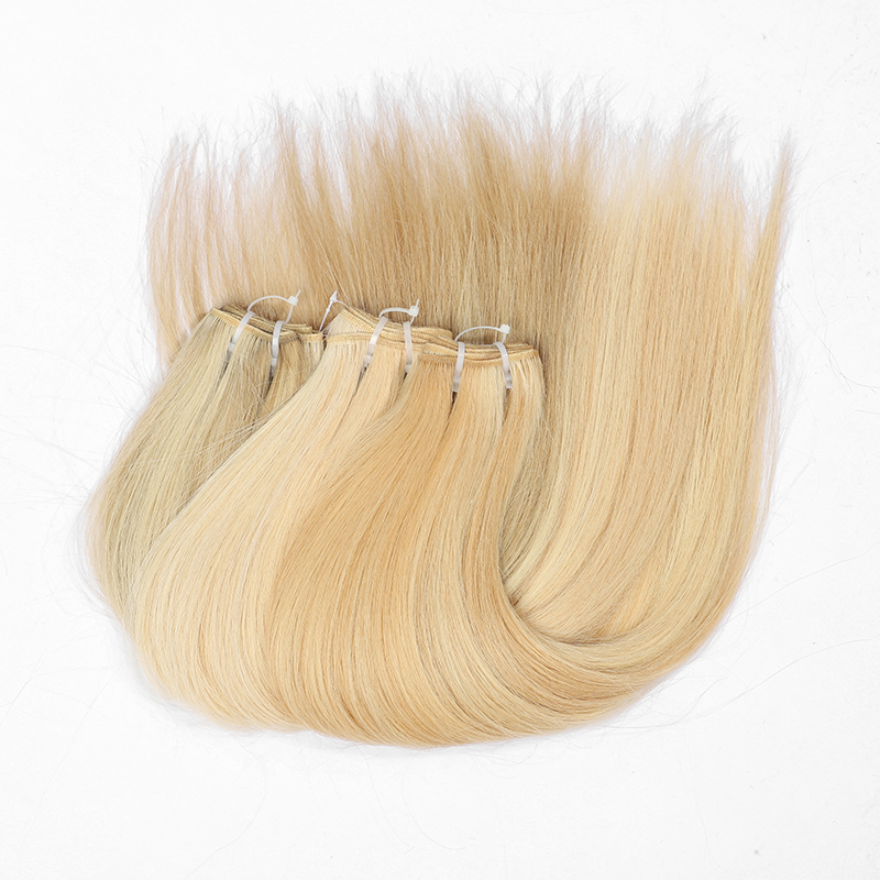 Extensions de cheveux vierges brutes en gros 100% Vierge crue Vierge brésilien Brésilien Brésilien Trade à main attachée Style naturel aligné