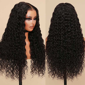 Angelbella 30 pouces 220% de densité WAVE D'EAU 13X4 WIGES DE LACE HD sans glue sans glue perruques frontales en dentelle humaine pour femmes noires