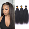 Yaki Poules à cheveux humains raides yaki 100% non transformés vierges de cheveux humains extensions Couleur naturelle