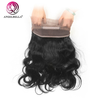 Perruque Full Lace 360 cheveux humains cheveux frontaux en dentelle pré-épilés