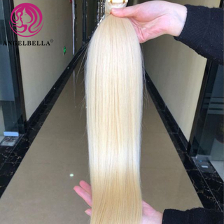 Angelbella Glory Virgin Hair 613 Boulles de cheveux humains brésiliens crus paquets blonds droits