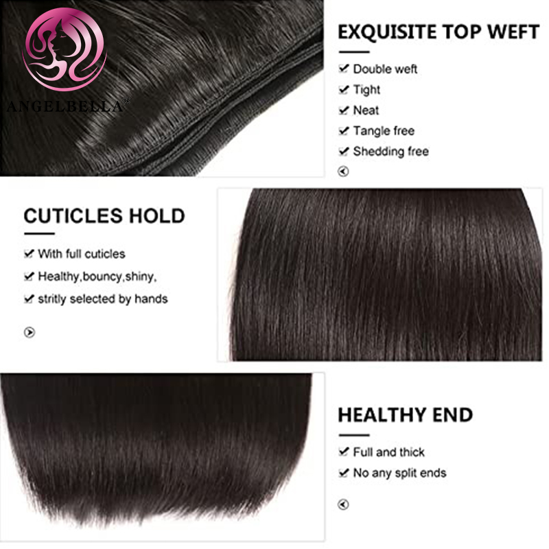Angelbella Glory Virgin Hair Hair Extension Wholesale Raw Hair Packs Vietnam Raw Virgin Human Hair Bundle