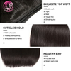 Angelbella Queen Doner Virgin Hair Brésilien Couleur naturelle 100% non transformée des faisceaux de cheveux humains crus. 