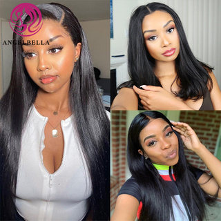 Angelbella Queen Doner Virgin Hair 13x4 Transparent Human Human Human Transparent Hd Lace Wig