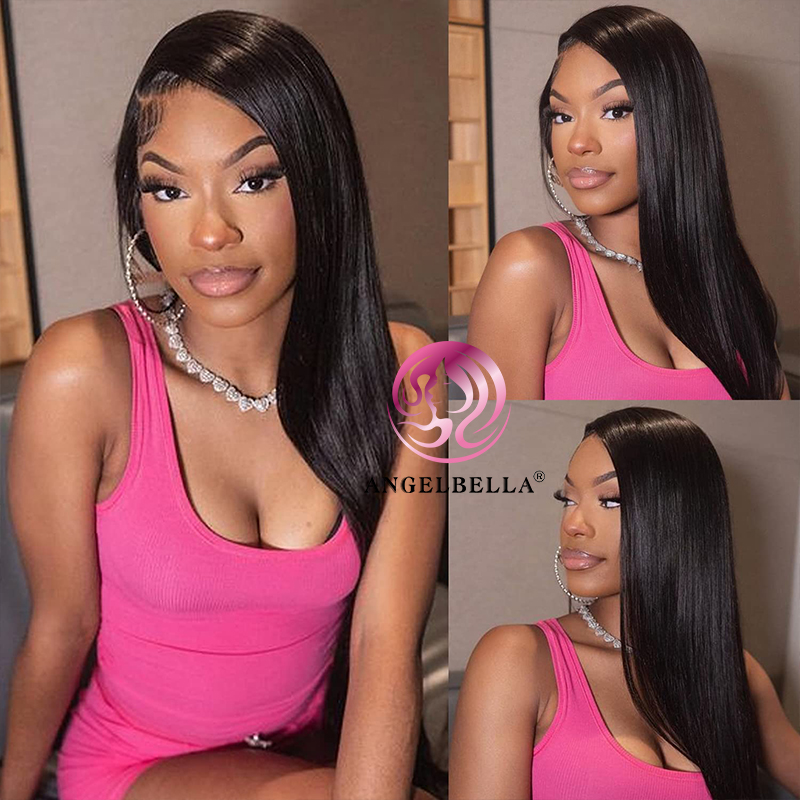 Angelbella dd Diamond Hair Lace Lace Lace Front Perruque 13x4 Hd Lace Frontal Wigs 28 30 pouces de long Lace