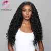 Angelbella Queen Doner Virgin Hair 13x4 Vale profonde Real Human Human Hd Lace Lace Pernues 