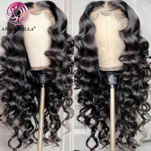  Angelbella Queen Doner Virgin Hair 13x4 Wave Deep Ultra Closure Human Human Hd Lace Front Pernues