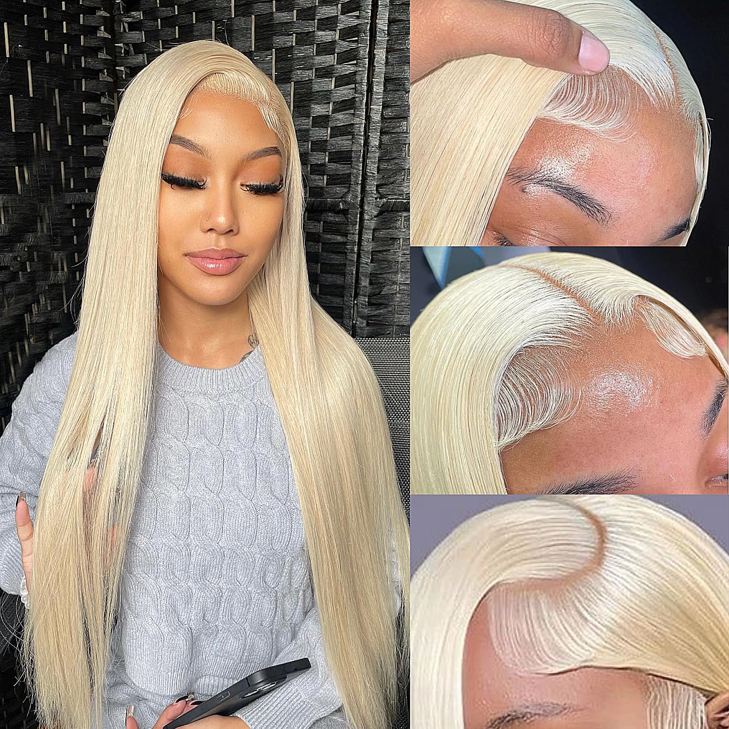 Angelbella Queen Wholesale 13x4 613 Lace Human Lace Lace Lace Front Brut Hum Hd Hd Lace Frontal Wigs