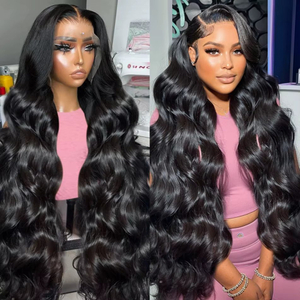 Angelbella 30 pouces 220% de densité Wave du corps Swiss HD Wigs avant en dentelle sans glu sans glue 13x4 perruque frontale en dentelle de cheveux humains pour femmes noires