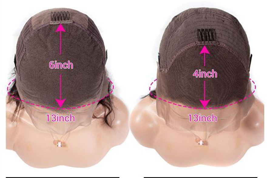 quelle est la différence Betweez 13x6 et 13x4 perruque avant de dentelle?