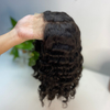 Ferme de lacet de profonde perruque Human Hair Bob Wigs pour les femmes noires