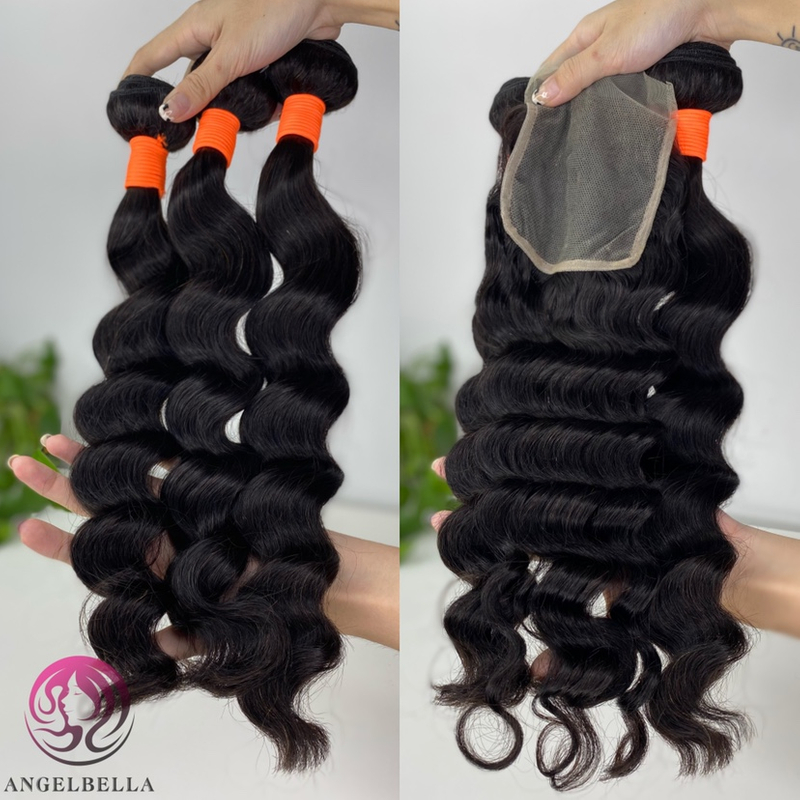 Remy Hair Bundle Wholesale Hair Bundles tisser les faisceaux de vagues océaniques