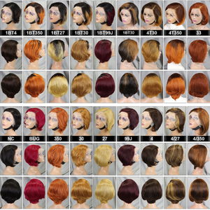 Angelbella DD Diamond Hair 200% densité 13x4 en dentelle complète Frontal Bob Human Hair Wig