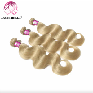 Angelbella Queen Doner Virgin Hair 100% non traité brésilien 613 Poules de cheveux humains Hair Body Wave