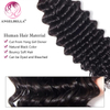Angelbella Queen Doner Virgin Hair Brésilien 1B # vague profonde Cuticule humaine cruée Extensions de cheveux alignés