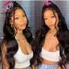 Angelbella dd Diamond Hair 13x4 Transparent en dentelle de dentelle Ferme Body Wave Lace Frontal Wig pré-cueilli