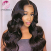 Angelbella Glory Virgin Hair Body Body Wave Brésilien 13x4 en dentelle Front Human Hair Wigs