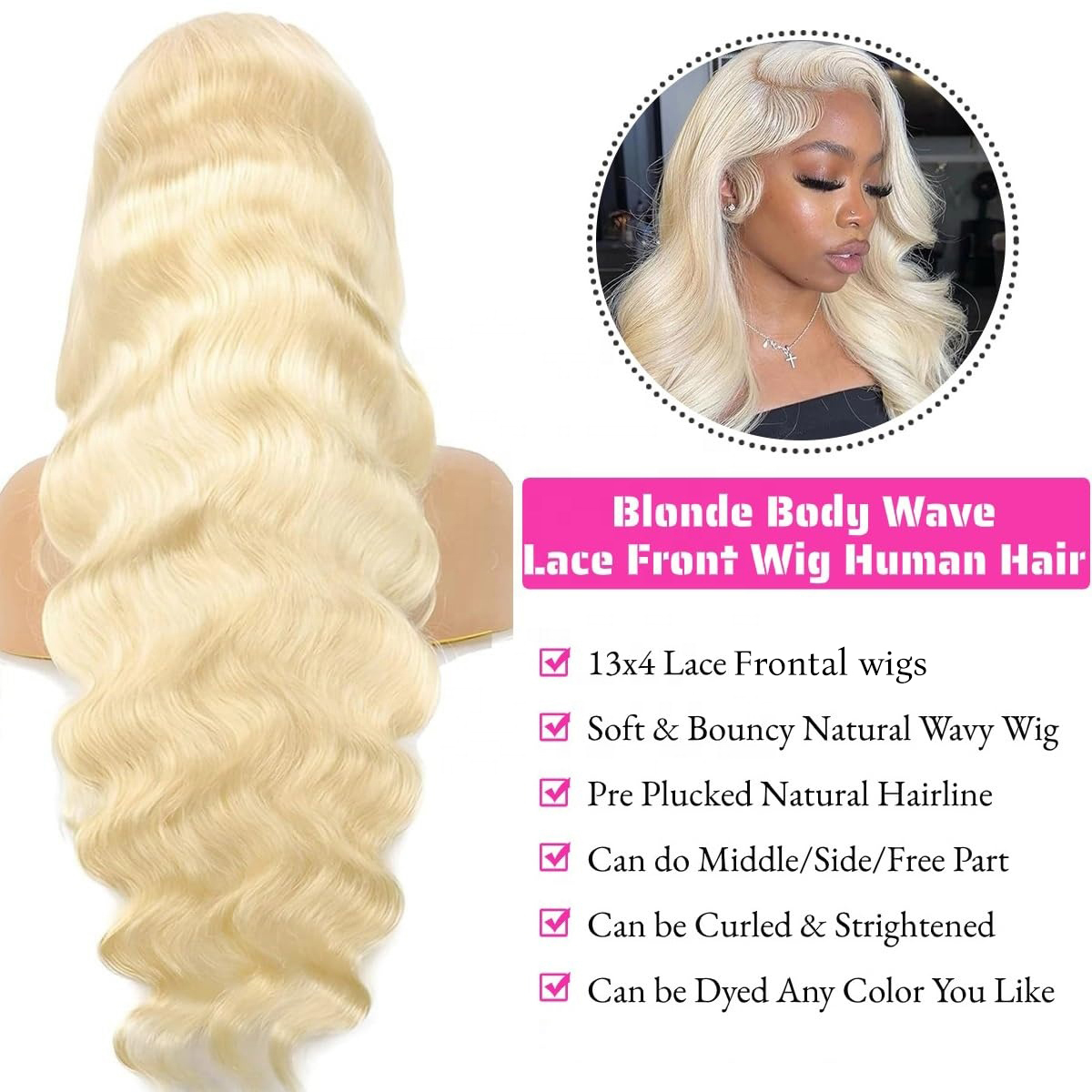 Vente en gros 613 vague de corps transparent en dentelle transparente perruques de cheveux humains vietnamiens crus 180 densité brésilienne en dentelle brésilienne pour femmes
