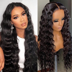  Brésilien brésilien vierge perruques frontales naturelles couleur noire naturel vague dentelle perruques avant perruques de cheveux humains pour les femmes