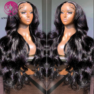 Wig en gros 100% vendeurs de cheveux humains 13x4 Natural Swiss Lace Front Wig Wig Wig Brésilien Human Hair
