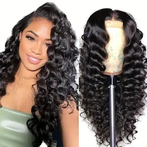 Angelbella 30 pouces 220% densité 13x6 HD Wig frontal dentelle profonde sans glace