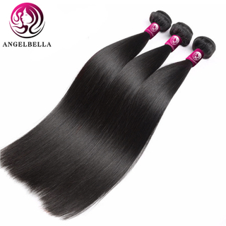 Vente en gros en vrac 32 34 36 pouces Les meilleurs paquets de cheveux humains longs et droits à vendre 
