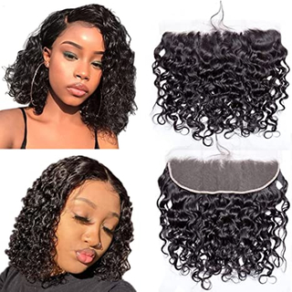 Angelbella Water Water Water Water HD Lace Swiss Frontal 13x4 Natural Hirline Lace Front Human Hair